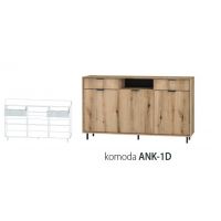 Restol - ANNE Komoda ANK -1D | Dąb Evoke