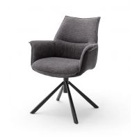 MC AKCENT - KONYA Krzesło | Obrót siedziska | Tkanina Antracyt | KO4S72AN