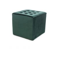 SIGNAL - LORI Pufa Velvet | Ciemny Zielony | Bluvel 78 | z PL