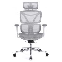 EKO-LIGHT - CONTROL PRO Fotel Obrotowy Gamingowy LV0657 | Biały | Zgodny z Rozporządzeniem z 2023 roku