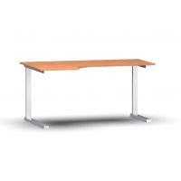 SEKTOR GROUP - Biurko M00181 | Na Stelażu Metalowym | 160x70 cm | 1-osobowe | Wolnostojące | Kształtowe