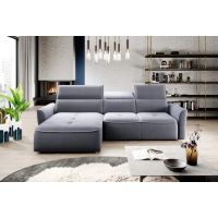 WERSAL - MURILLO MINI Narożnik z elektrycznie wysuwanym siedziskiem i pojemnikiem