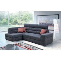 PMW - METRO N2FPG Narożnik z funkcją spania, regulowanymi zagłowkami i pojemnikiem na posciel