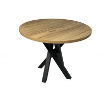 Meblarz - MONIQ Stół okrągły rozkładany | 100+40 | Nogi Metal