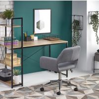 HALMAR - Biurko NARVIK B-1 | Dąb Sonoma | Czarny | z PL