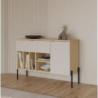 HELVETIA MEBLE WIERUSZÓW - ORE KOMODA 1D1S | 24LKOG45 | Dąb lindberg-Kaszmir