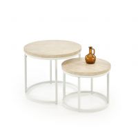 HALMAR - OREO Ława | zestaw | biały