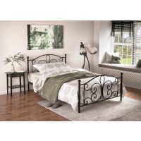 HALMAR - PANAMA Łóżko 90 | czarny