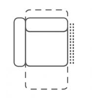 FENIKS MEBLE - PESARO Fotel 1EL L z relaksem elektrycznym | z lewym bokiem