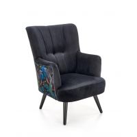 HALMAR - PAGONI Fotel | czarny | z PL