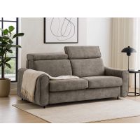 Mars Meble - PEROTTI 180 Sofa na stelażu włoskim | funkcja spania i materac oraz pojemnik BROWN - RUN AGAIN 18 | PROMOCJA