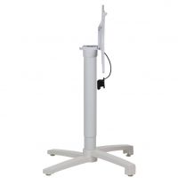 STEMA - Podstawa do stolika SH-C06/W | Regulowana wysokość 73-111 cm | Uchylna | Biała