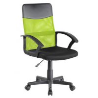 FURNITEX - QZY-68 Fotel Obrotowy | Zielono - Czarny | DOSTĘPNY OD RĘKI