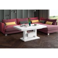 HUBERTUS - QUADRO MAX Ławostół | Biały połysk