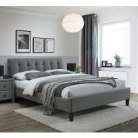 HALMAR - SAMARA 2 160 Łóżko | popielaty