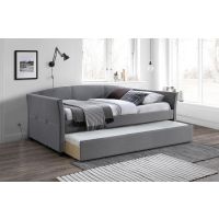 HALMAR - SANNA 90 Łóżko dwuosobowe z wysuwanym materacem