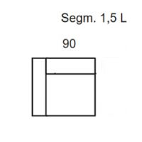Bydgoskie Meble - ALEXANDRIA Segm.1,5 L