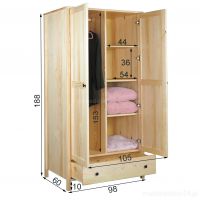 Forte - TRONDHEIM Szafa ubraniowa TDHS811-C773