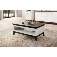 Bydgoskie Meble - TISARO Stolik kawowy | 2473LJ99 | biały połysk