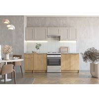 HALMAR - WENDY 240 Kuchnia Zestaw | dąb cremona/ kaszmir | z EU