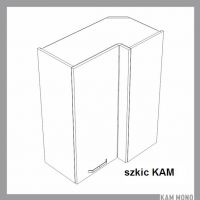 KAM - KAMMONO Szafka WRP70x40/90 | Górna | Narożna | Front nowoczesny P2