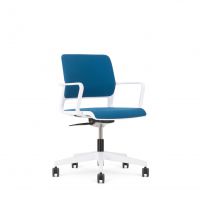 NOWY STYL - XILIUM Fotel Obrotowy Konferencyjny SWIVEL CHAIR UPH BLACK | Oparcie - Tapicerowane