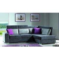 PMW - YORK N2FP Narożnik z funkcją spania, pojemnikiem i regulowanymi zagłówkami