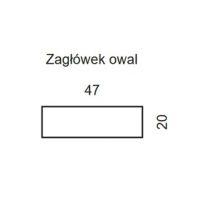 Bydgoskie Meble - ALEXANDRIA Zagłówek owal, wałek