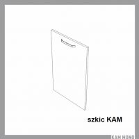 KAM - KAMMONO Front zmywarki FZMYW | 45-60 | Front frezowany