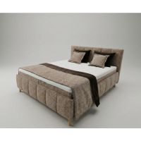 MEBLE BEST - ALBA Łóżko z pojemnikiem 140x200 | Materac 7 stref | HR | Kokos