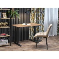 HALMAR - B-53 Biurko z funkcją regulacji wysokości | dąb artisan/czarny