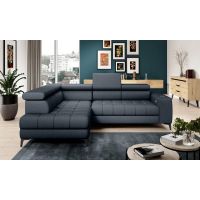 WERSAL - BAGGIO Narożnik z elektrycznie wysuwanym siedziskiem i pojemnikiem