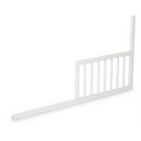 KLUPŚ - FRANIA Barierka do łóżeczka 120x60 | Biała