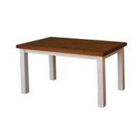 PANKAU - BG Stół 160 | Nierozkładany | Noga prosta | Dwukolor