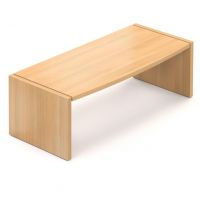 MASSONI - FUNDAMENTAL Biurko MFB 1690 Z | 160x95x75h cm | Blat zaokrąglony | Blenda ozdobna