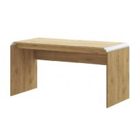 HUBERTUS - MURANO Biurko 130 Na Stelażu Płytowym | 129x65x72h cm | 1-osobowe | Wolnostojące