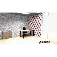 AMS Meble Biurowe - NOVO Biurko BNO4 Na Stelażu Metalowym | 120x80 cm | 1-osobowe | Wolnostojące