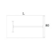 AMS Meble Biurowe - EVENT Biurko BV11 Na Stelażu Metalowym | 160x80 cm | 1-osobowe | Podporowe