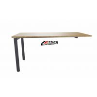 AMS Meble Biurowe - EVENT PLUS Biurko BV9+ Na Stelażu Metalowym | 180x70 cm | 1-osobowe | Podporowe | Z Dystansem 1 cm