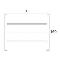 AMS Meble Biurowe - OMIX Biurko BO22 Na Stelażu Metalowym | 160x160 cm | 2-osobowe | Wolnostojące