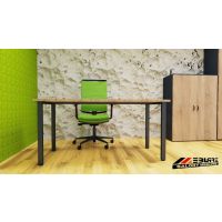 AMS Meble Biurowe - RANT Biurko BRK6 Na Stelażu Metalowym | 160x80 cm | 1-osobowe | Wolnostojące