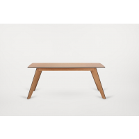 PAGED - WYPRZEDAŻ BRENO Stół 200x90 | Dąb naturalny | Wstawki Czarne | DOSTĘPNE OD RĘKI