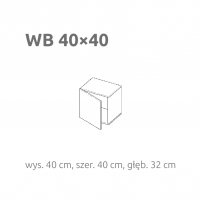 LAYMAN - BRIKS WB40/40 | Moduł kwadratowy z frontem | Otwierany na bok