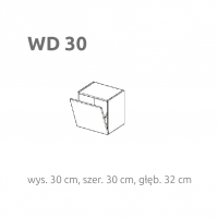 LAYMAN - BRIKS WD30 | Moduł poziomy z frontem | Otwierany w dół