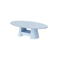 HUBERTUS - CALABRO Ława 160x90 | Niebieski mat