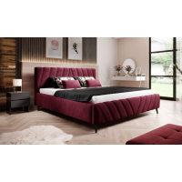 WERSAL - CALYPSO Łóżko 160x200 z pojemnikiem | Tkanina Riviera 16 | PROMOCJA | DOSTĘPNE OD RĘKI