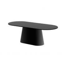 HUBERTUS - CAPITOLO Stół 160-208x89 | Czarny połysk