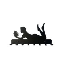 Art. Decoration - 1160 CHŁOPAK Z KSIĄZKĄ Wieszak na klucze