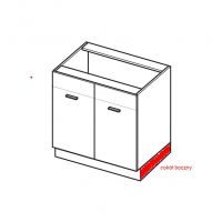 LAYMAN - CAMPARI, LORA, NAVIA, BLANKA COKÓŁ BOCZNY BIAŁY (PŁYTA KORPUSOWA 16mm)