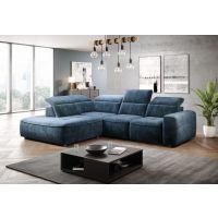 WERSAL - COLOMBO L Narożnik z elektrycznie wysuwanym siedziskiem i pojemnikiem